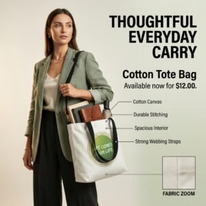 Life Comes from Life Tote Bag (Cotton)