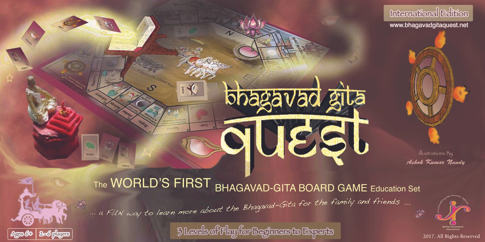 Bhagavad-Gita Quest Board Game Education Set - Image 2